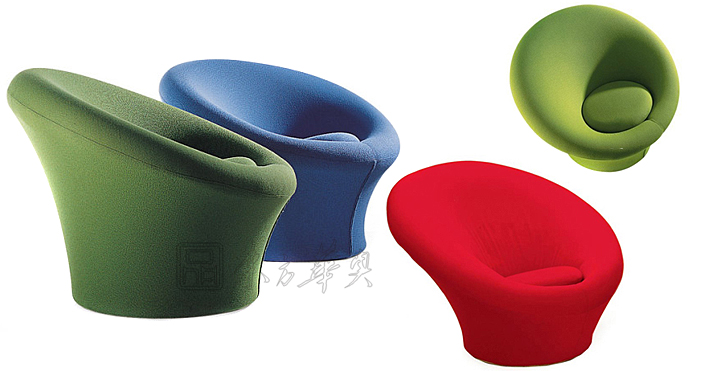 现代经典休闲椅|布面休闲椅|办公家具|蘑菇休闲椅|休闲椅，布面休闲椅，设计师椅