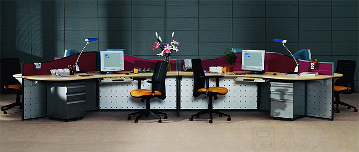 办公屏风|办公屏风系统|办公家具|办公屏风|屏风工作位，职员位，屏风位