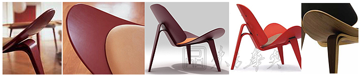 现代经典休闲椅|真皮休闲椅|办公家具|微笑椅|休闲椅|三足贝壳椅，休闲椅，弯板椅，设计师椅