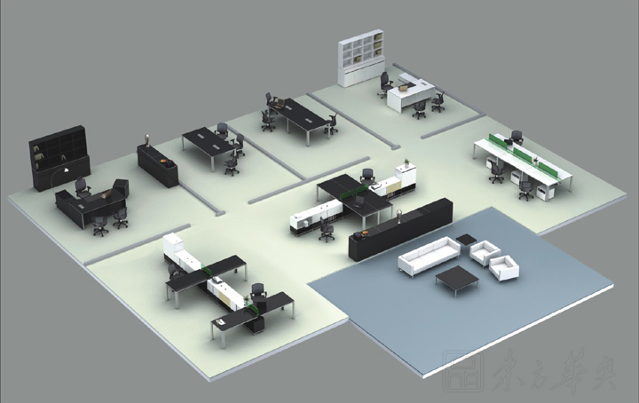 开云体育|Rising|办公家具|Rising系列|主管台|经理台|板式班台|板式办公桌|主管桌|经理桌|板式办公台，办公台