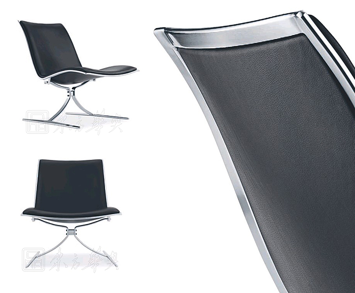 现代经典休闲椅|真皮休闲椅|办公家具|溜冰休闲椅