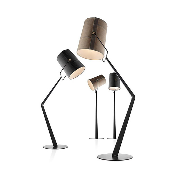 现代经典灯饰|落地灯|办公家具|复制版 foscarini Fork floor lamp 布艺落地灯