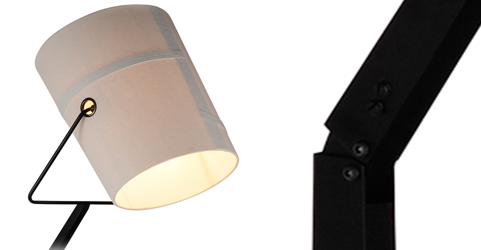 现代经典灯饰|落地灯|办公家具|复制版 foscarini Fork floor lamp 布艺落地灯