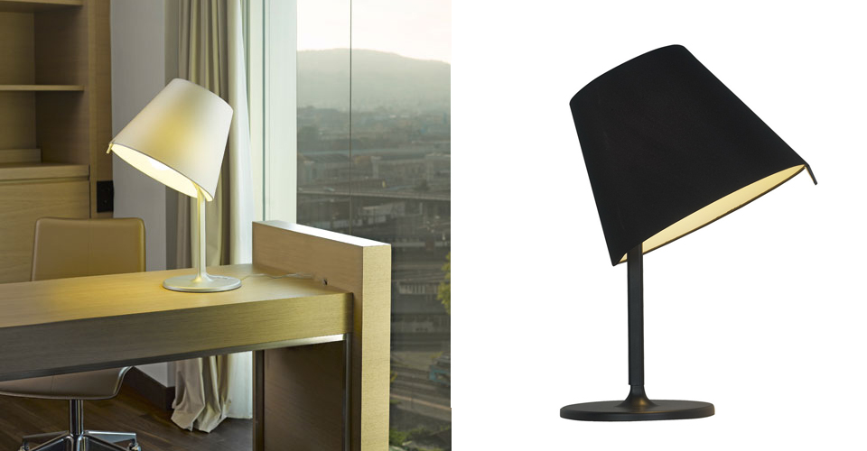 现代经典灯饰|台灯|办公家具|Artemide Melampo Mini Tavolo 摆头台灯