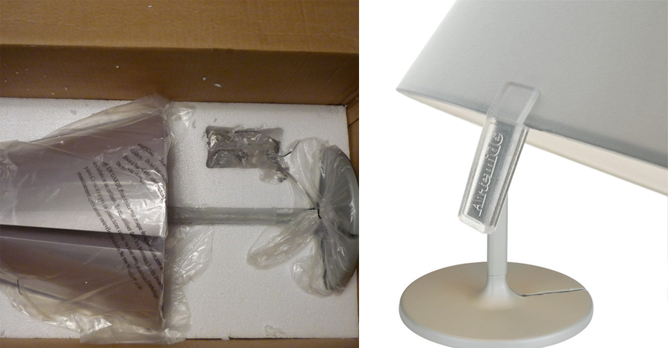 现代经典灯饰|台灯|办公家具|Artemide Melampo Mini Tavolo 摆头台灯