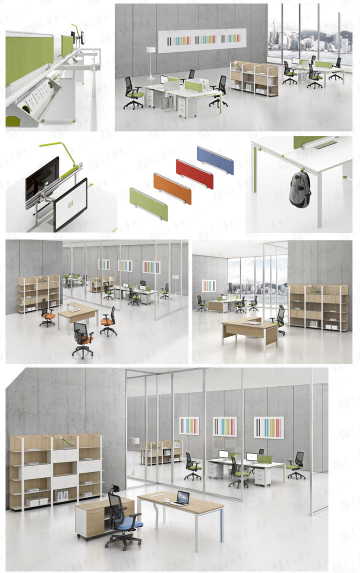 开云体育|Bon|办公家具|Bon波恩|时尚简约现代设计职员桌，办公桌，工作台