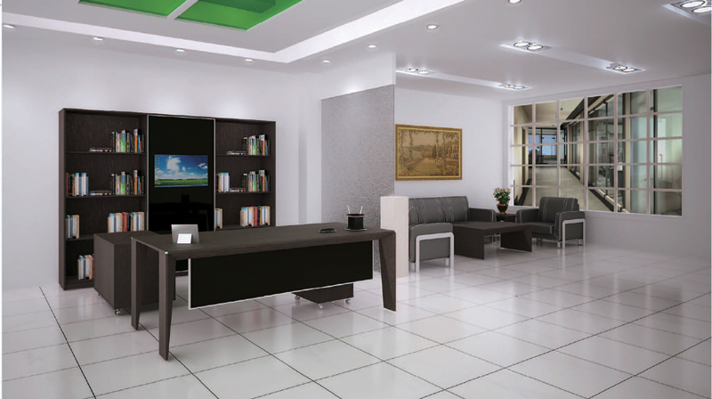 办公台|时尚大班台|办公家具|Vincent实木系列|办公吧|大班台