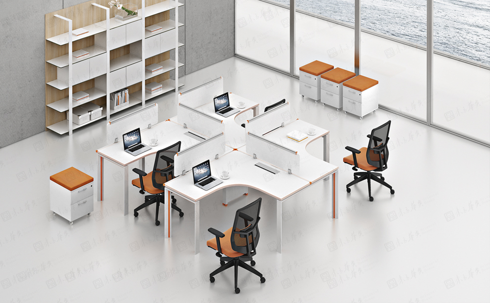 开云体育|Bon|办公家具|Bon波恩|时尚简约现代设计职员桌，办公桌，工作台 BON-F4B