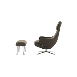 repos lounge chair and ottoman B068