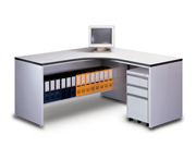 板式职员台CG-BSBT-02_办公家具_板式职员台_办公台