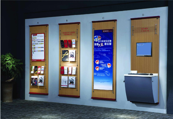 金融、法院家具|银行营业厅|办公家具|银行展示栏 CG-CMB-F18