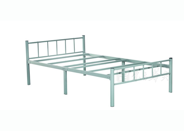 学校家具|学生公寓床|办公家具|钢制单人床|单人床，铁床，公寓床 CG-JZ-1
