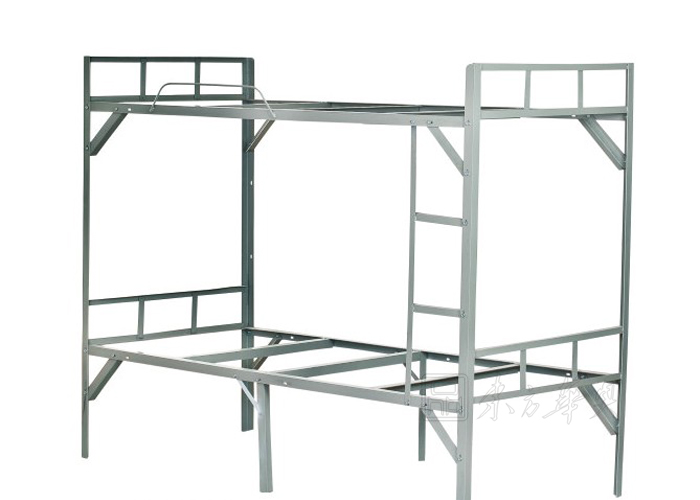 学校家具|学生公寓床|办公家具|角铁上下床|上下床，上下铁床，公寓上下床 CG-JZ-8