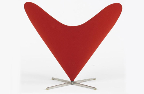 现代经典休闲椅|布面休闲椅|办公家具|心形锥形椅|休闲椅