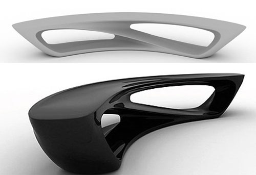 现代经典休闲椅|凳子|办公家具|Amanda Levete流线型休闲凳 Driftbench-A